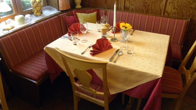 Tisch im Restaurant